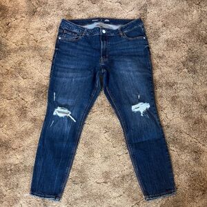 Women’s Old Navy 14 short mid rise rockstar super skinny jeans